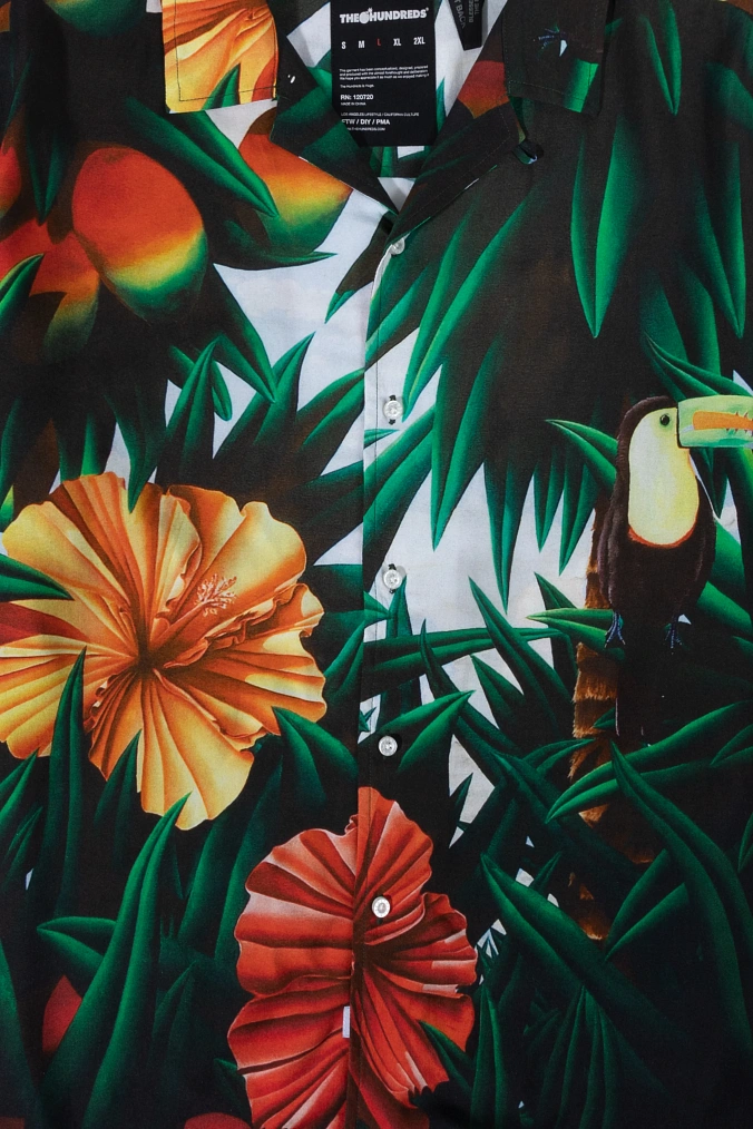 Рубашка The Hundreds Blooming Button-Up